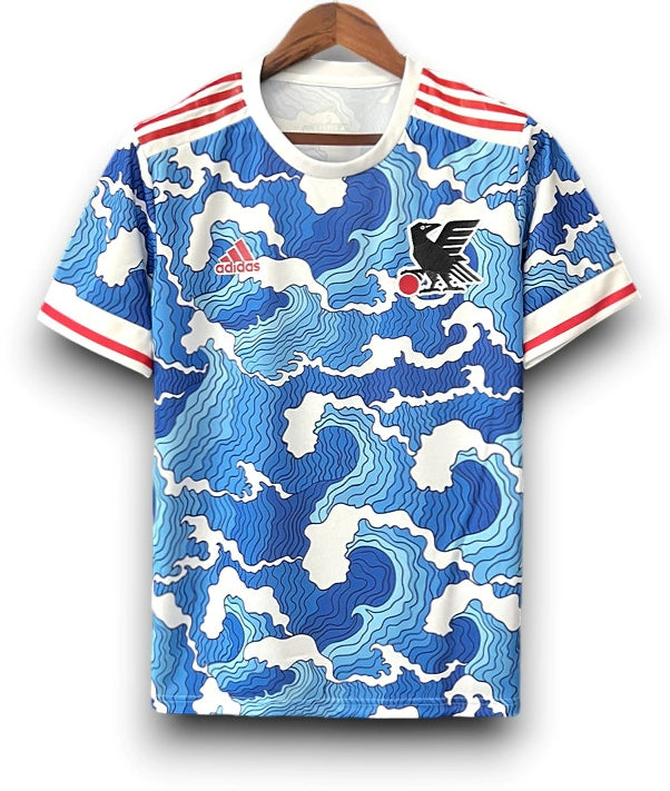 Camisa Japão 202223 - Edição Especial Ondas - Torcedor Masculina - Azul