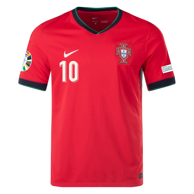 Camisola Seleção Portugal 2024/25 Home - Eurocopa - BERNARDO SILVA 10