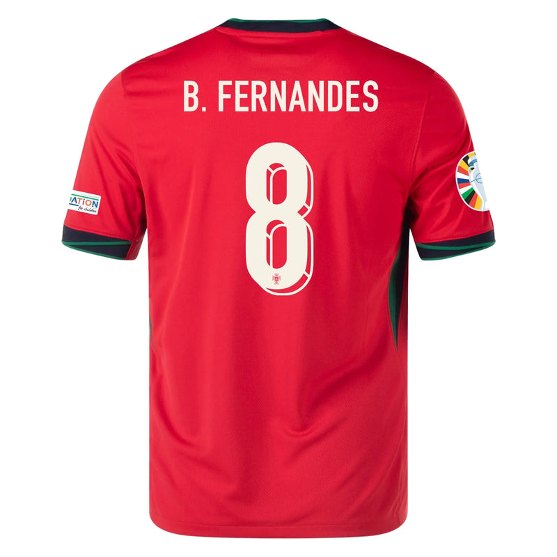 Camisola Seleção Portugal 2024/25 Home - Eurocopa - BRUNO FERNANDES 8