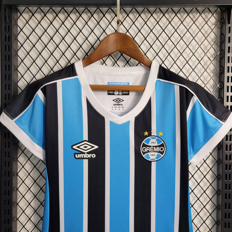 Camisa Feminina Grêmio 2023/24 Home - Pokas Store