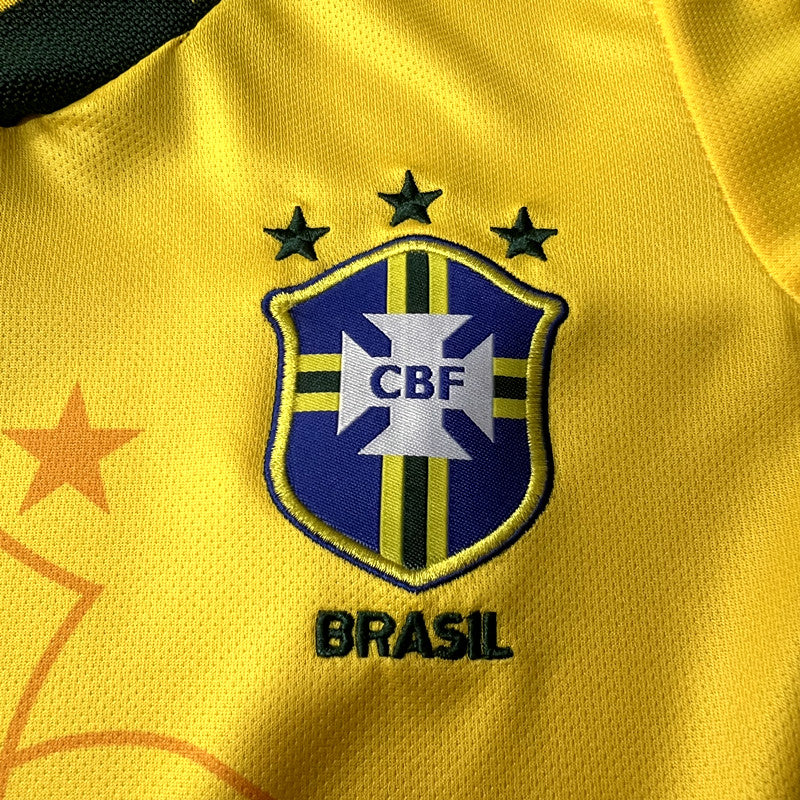 Conjunto Infantil Seleção Brasileira Retrô 1994