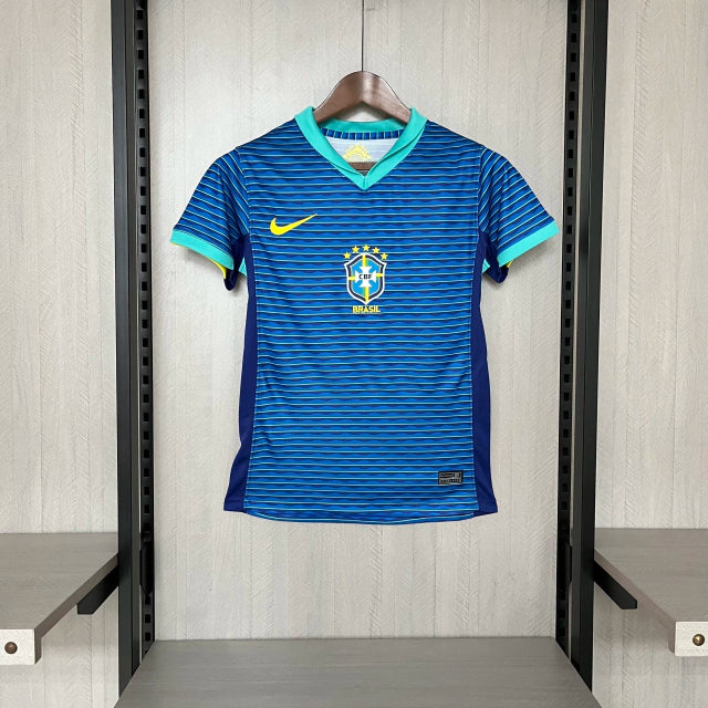 Camisa feminina Seleção Brasileira 2024/25 Away + 🎁 5 Presentes