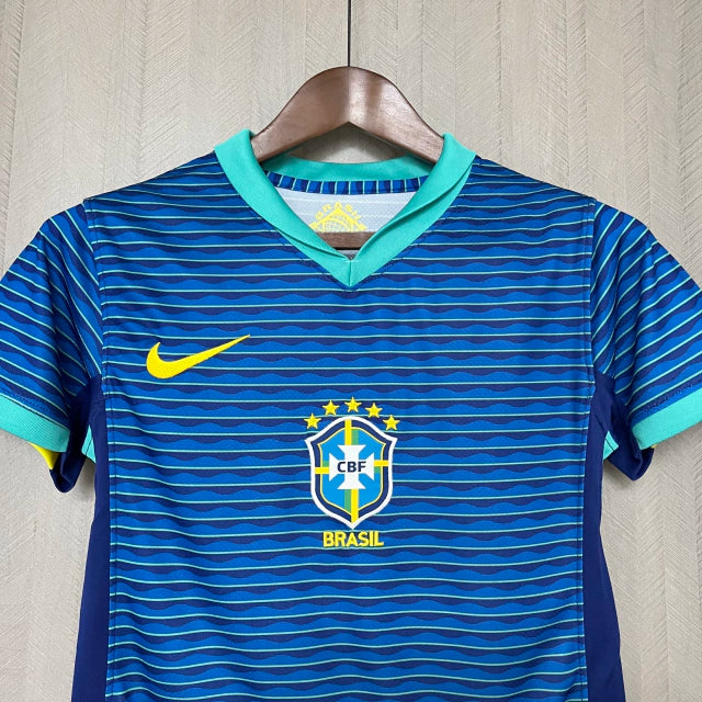 Camisa feminina Seleção Brasileira 2024/25 Away + 🎁 5 Presentes