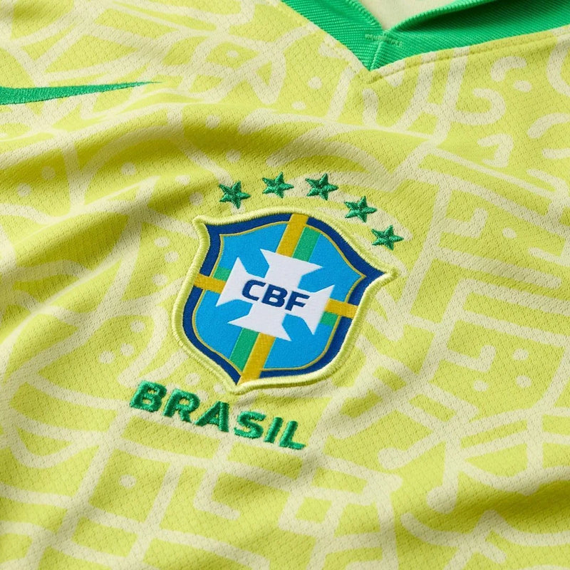 Camisa feminina Seleção Brasileira 2024/25 Home + 🎁 5 Presentes