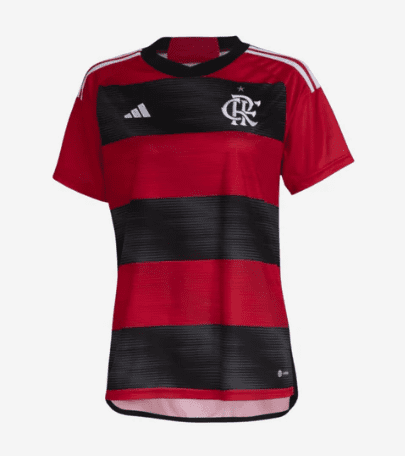 Camisa Feminina Flamengo 2023/24 Home - Pokas Store