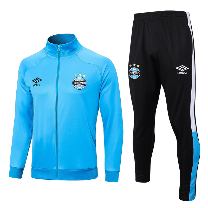 Conjunto de Frio Grêmio 2023/24 Azul - Viagem - Pokas Store