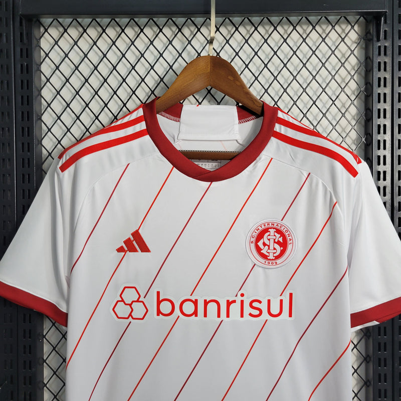 Camisa Internacional 2023/24 Visitante - Branca - Pokas Store