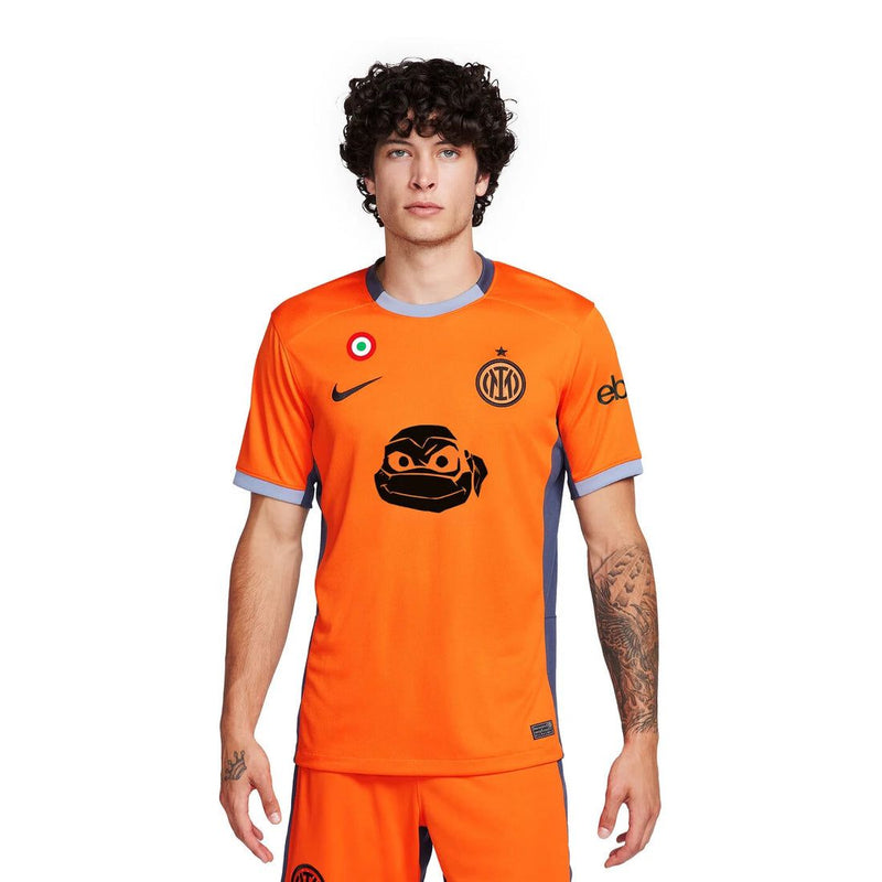 Camisola Inter de Milão Away 2024/25 - Laranja - Edição Especial Tartarugas ninjas