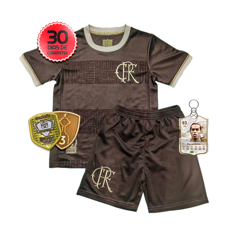 Kit Infantil Flamengo Consciência Negra 2024/2025