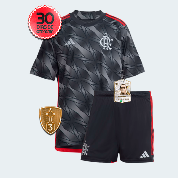 Kit Infantil Flamengo Third 2024/2025