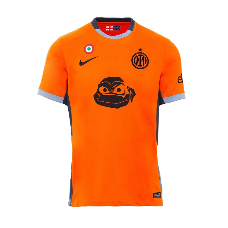 Camisola Inter de Milão Away 2024/25 - Laranja - Edição Especial Tartarugas ninjas