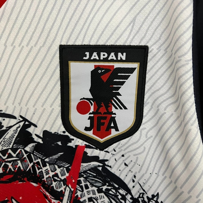 Camisa Japão 2023/24 - Edição Especial Samurai Dragão - Torcedor Masculina - Branca