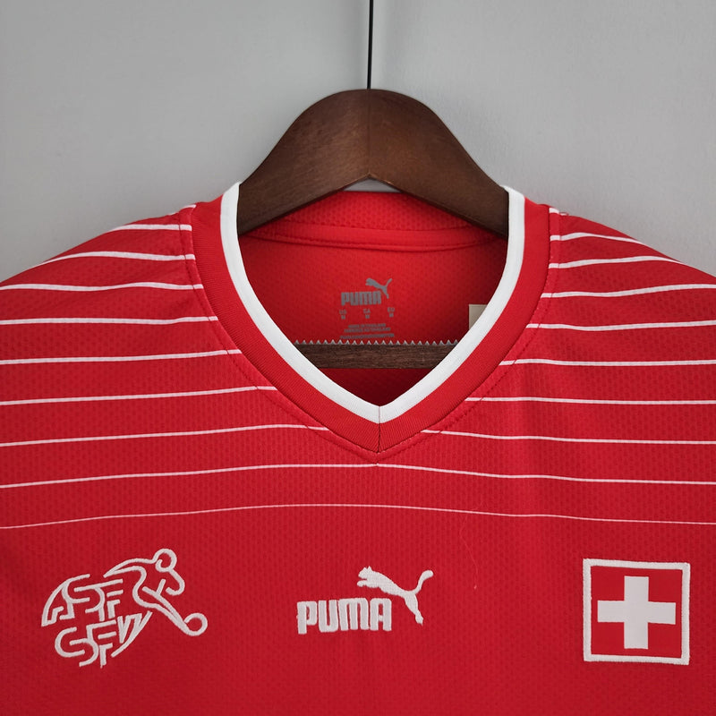 Camisa Seleção Suíça 2022/22 Home - ResPeita Sports