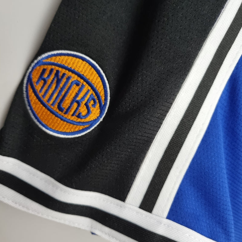 Shorts New York Knicks Blue Black NBA - Pokas Store