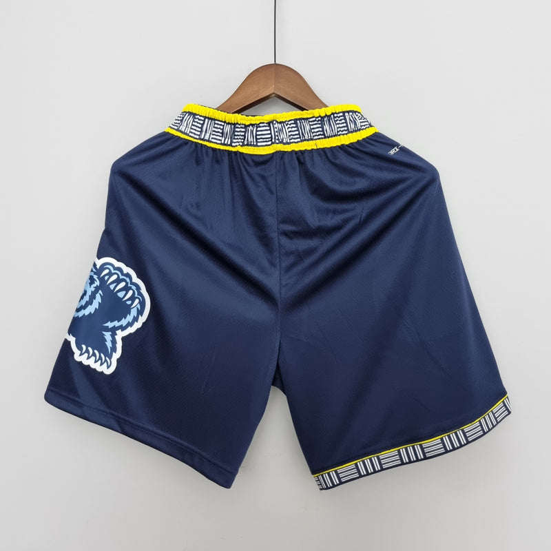 Shorts Memphis Grizzlies Urban Edition Royal Blue NBA - Pokas Store