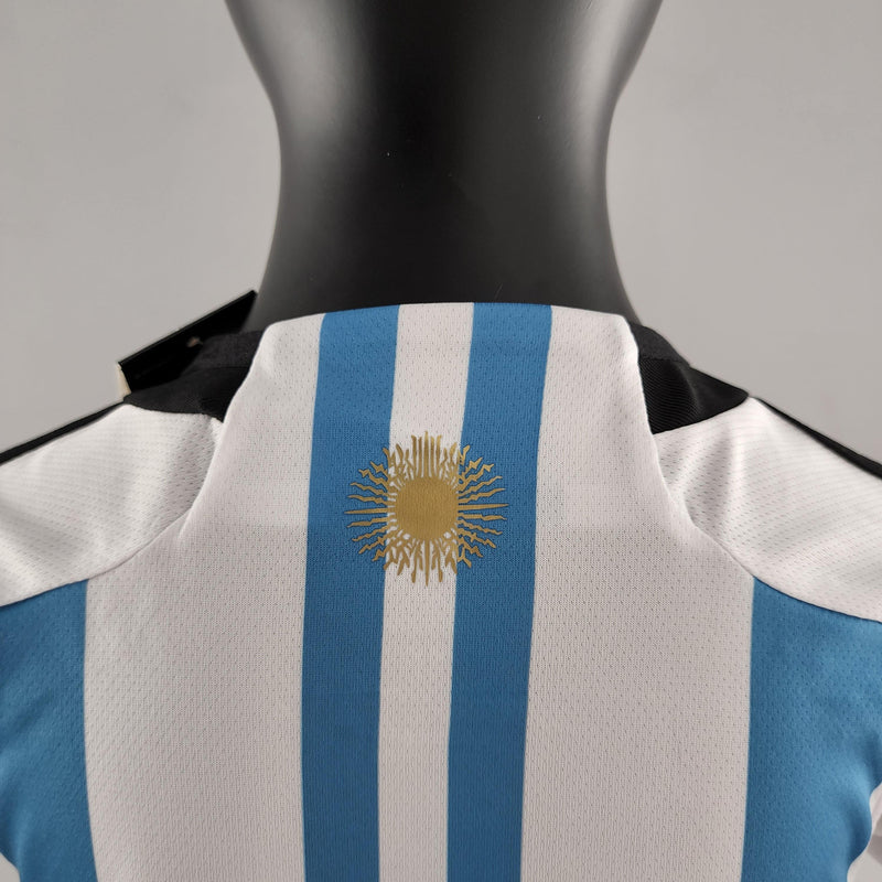 Conjunto Infantil Argentina 2022/23 - Home Torcedor Pro - Pokas Store