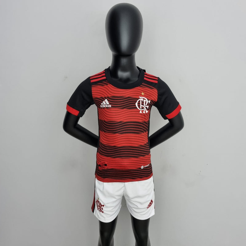 Conjunto Infantil Flamengo 2022/23 - Home - ResPeita Sports 