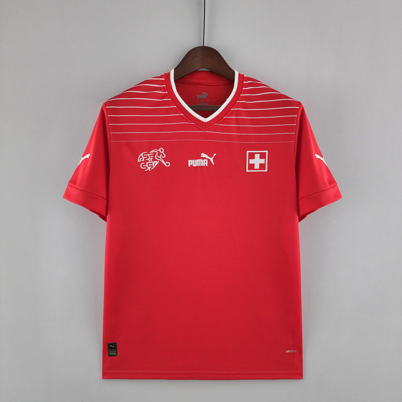 Camisa Seleção Suíça 2022/22 Home - ResPeita Sports