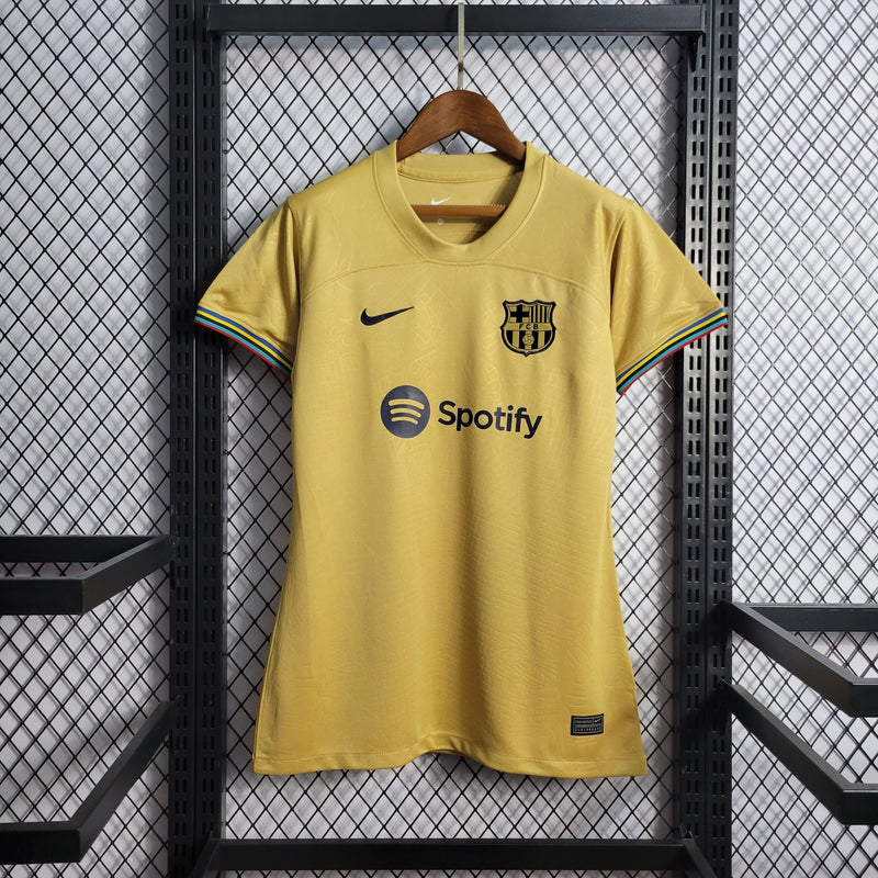 Camisa Feminina Barcelona 2022/23 Away - ResPeita Sports 