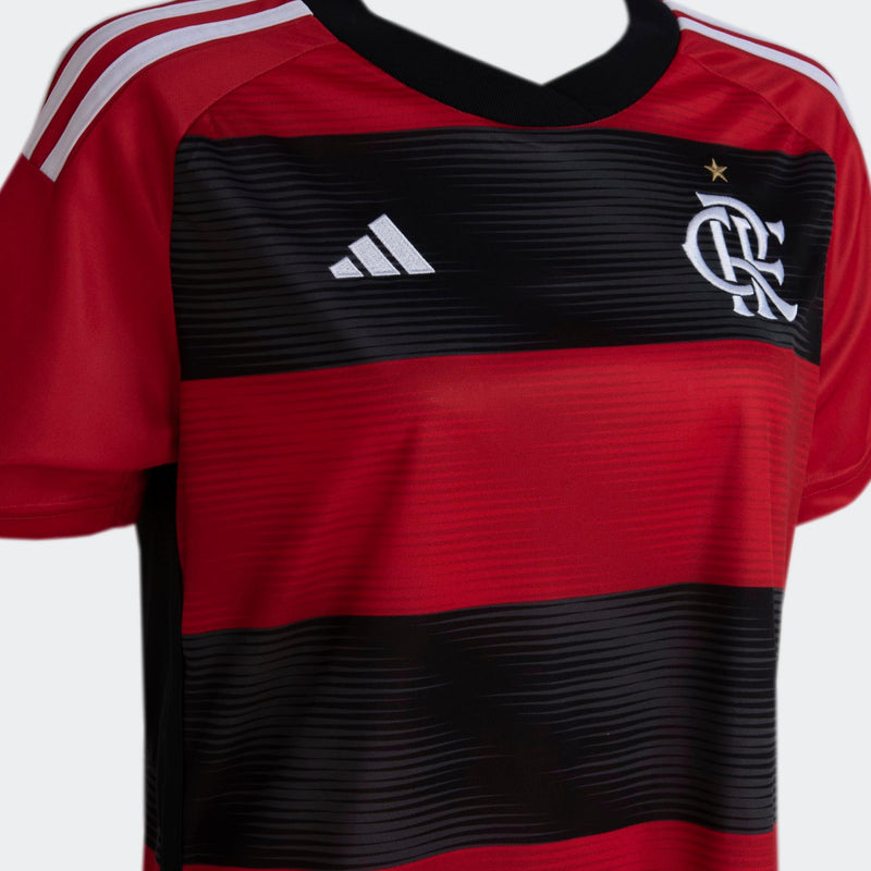 Camisa Feminina Flamengo 2023/24 Home - Pokas Store