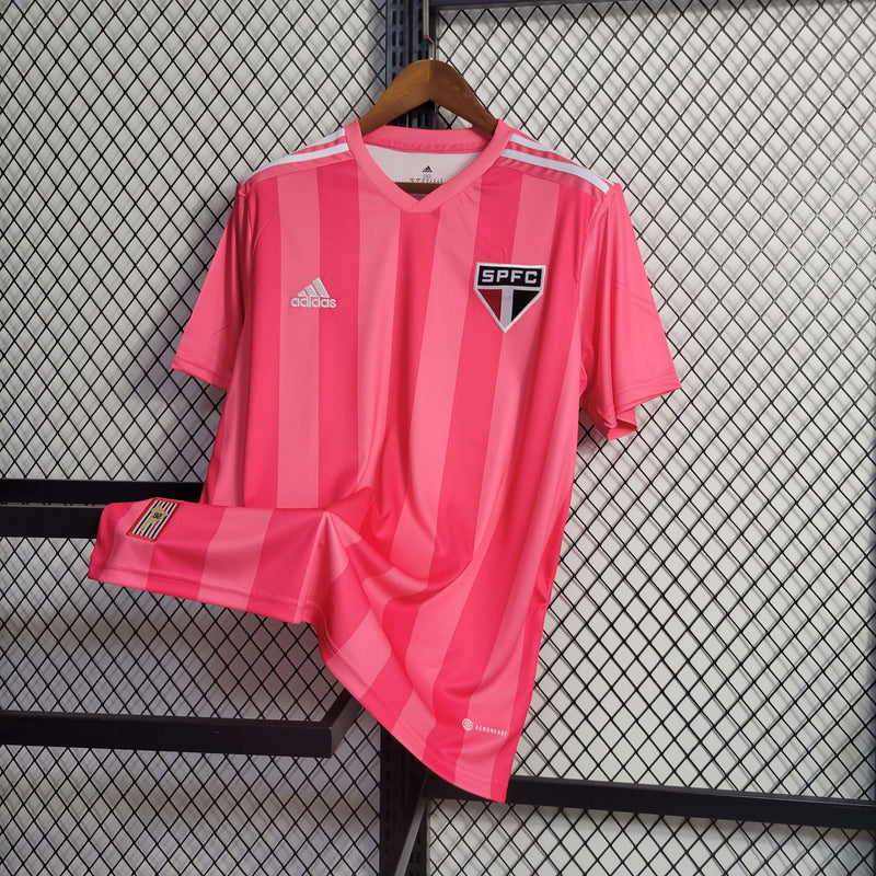 Camisa São Paulo 2022/23 Edição Especial Rosa - Pokas Store